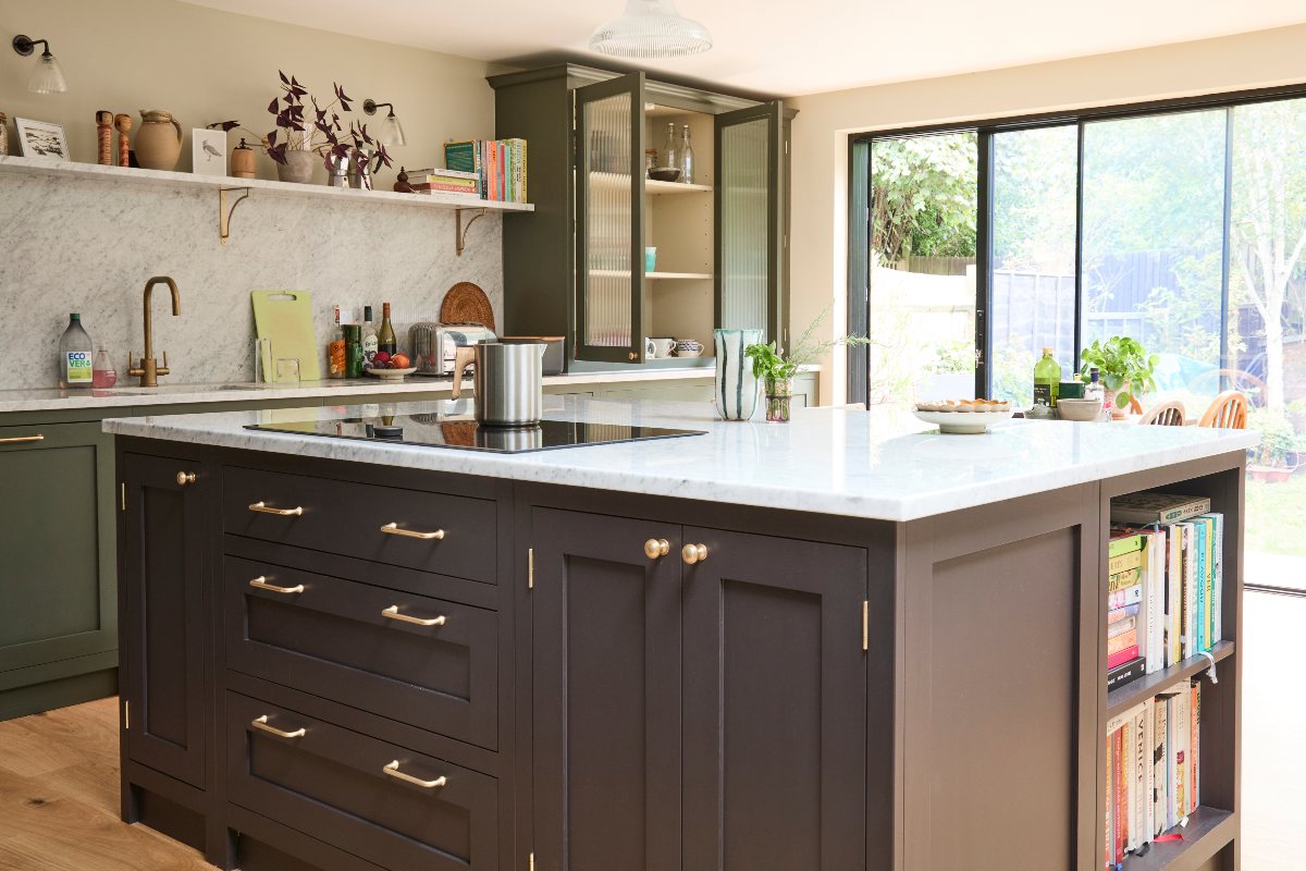 Custom kitchen island